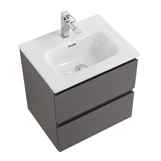 BelBagno Тумба с раковиной Kraft 39-50 подвесная Темно-Серый матовый с раковиной BB500/390ETL – картинка-7